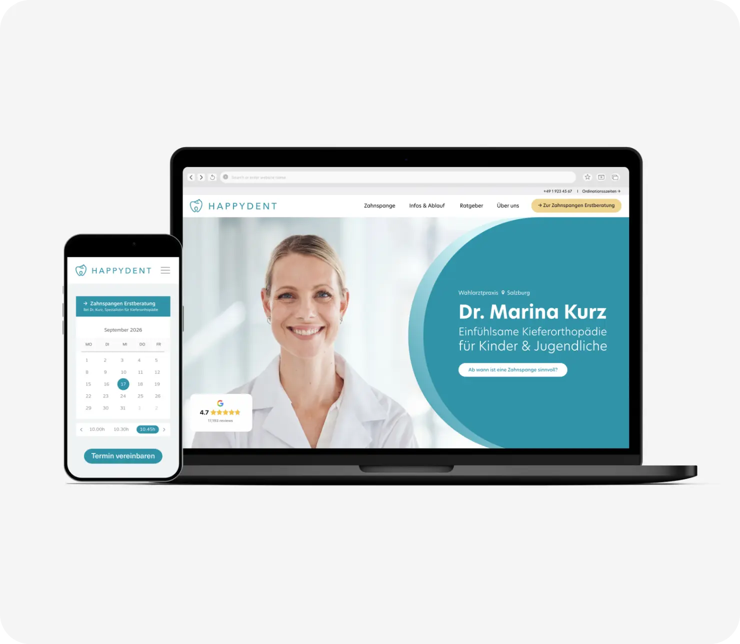 Onlineauftritt_Zahnmedizin_Webdesign