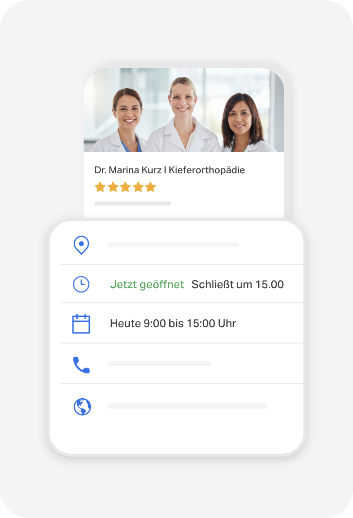 Praxis Paket_Google Business Profil für Zahnarzt