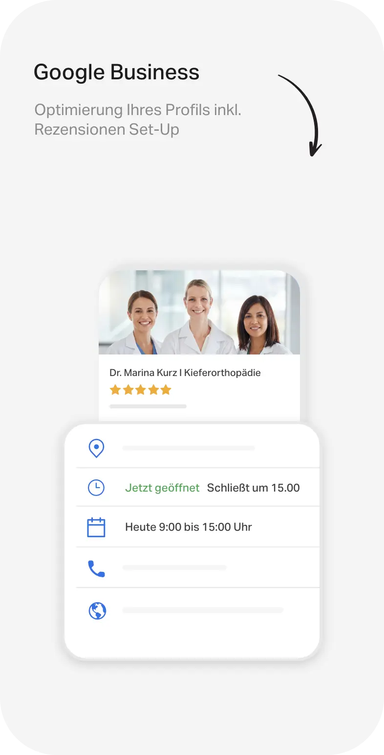 Praxis Paket_Google Business für Ärzte