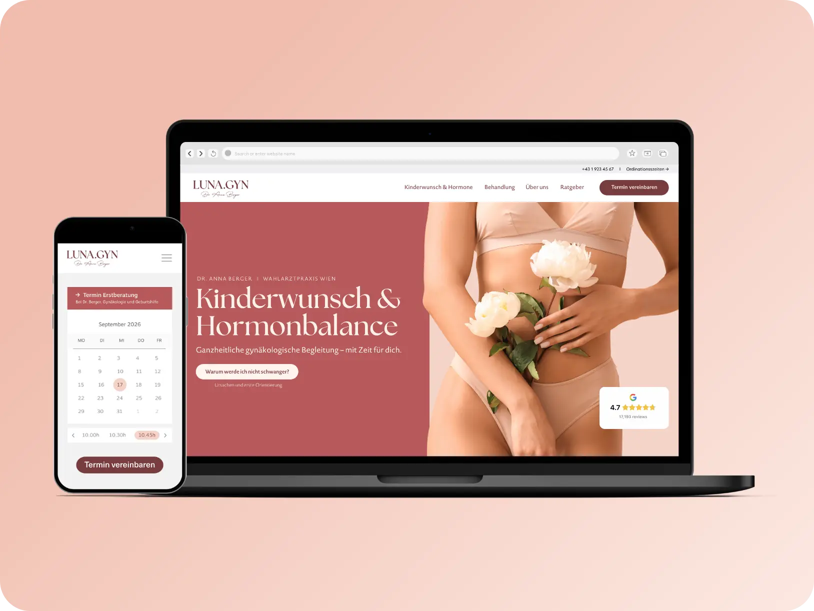 Projet_Online Auftritt_Gynäkologie