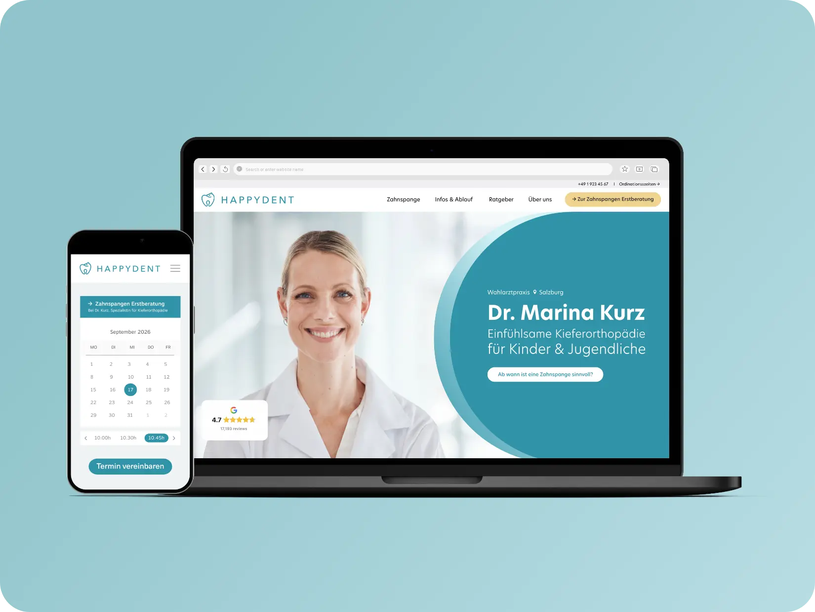 Projet_Online Auftritt_Zahnmedizin