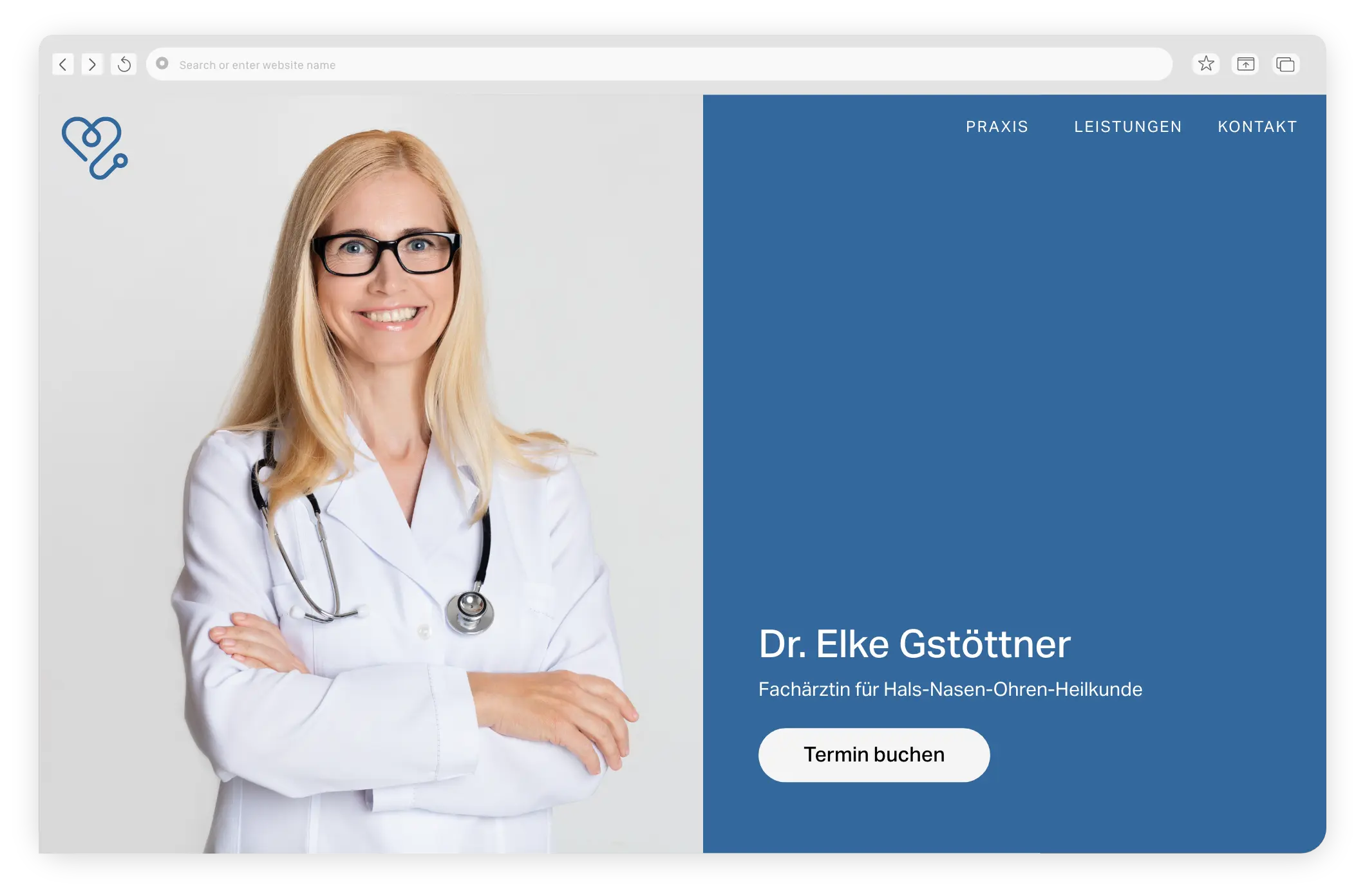 Freelancer Webseite für Ärzte